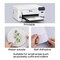 Caydo Embroidery Kit with Water Soluble Embroidery Stabilizer Including 2Pcs Embroidery Hoops, 100 Color Threads, Embroidery Fabric, and Cross Stitch Tool Embroidery Starter Kits for Adults Beginners